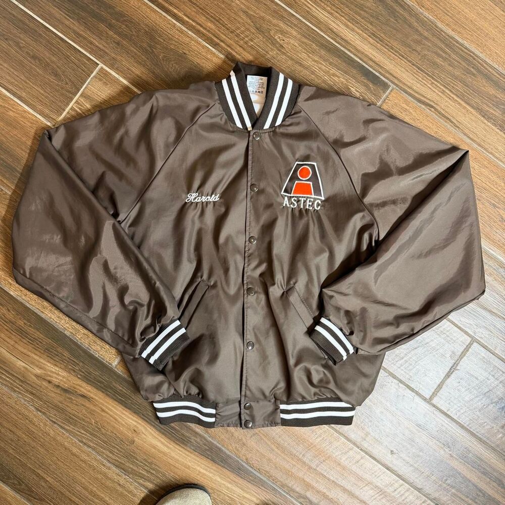 Vintage 80s/90s ASTEC Bomber Jacket XL Made in USA